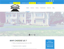 Tablet Screenshot of drivewayspecialists.com